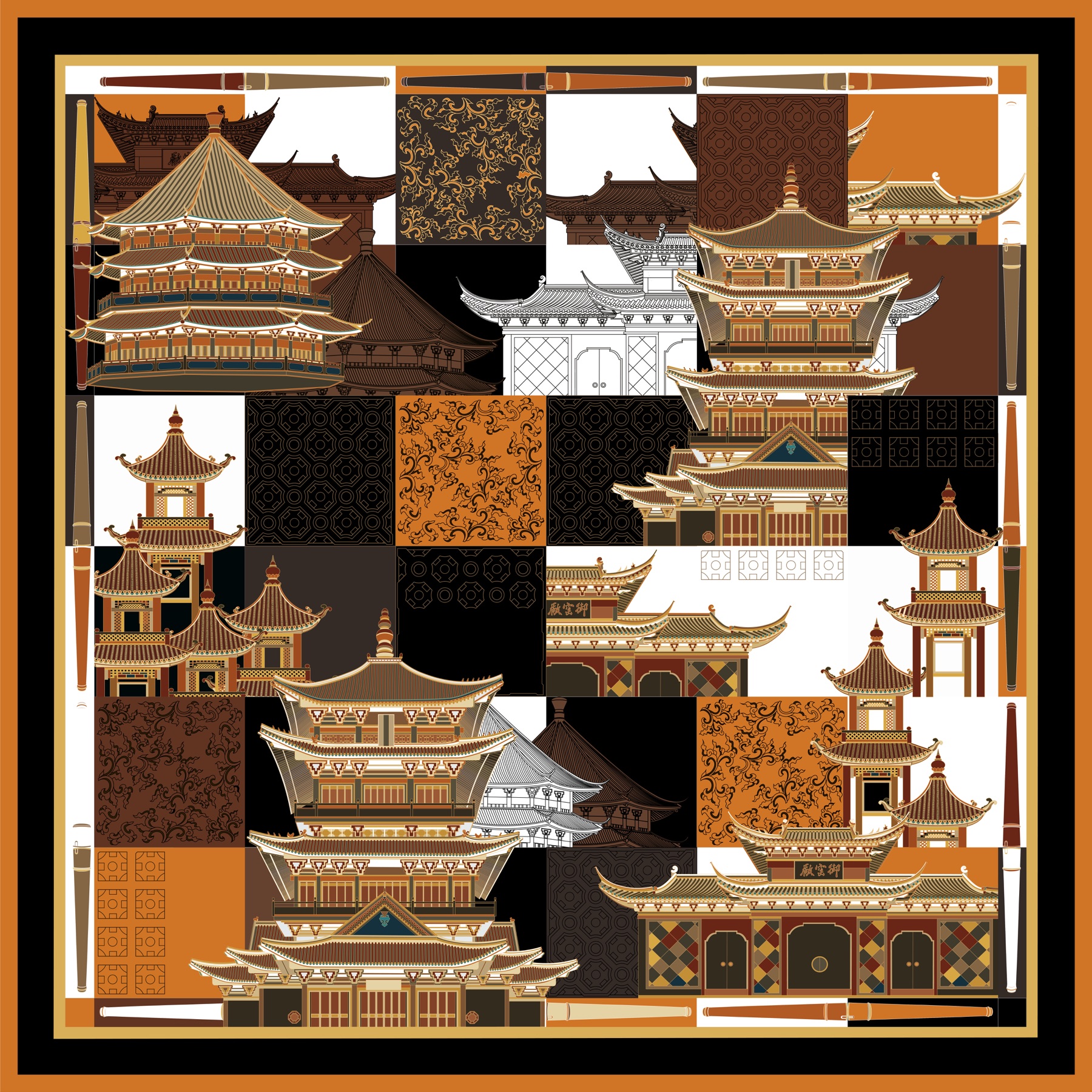蓝阙录，平面图案 07