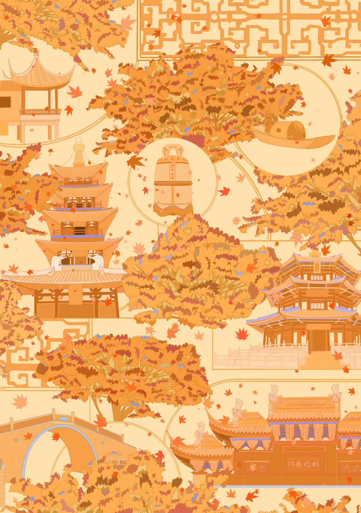 时空纹旅，姑苏秋色 / 平面图案 04