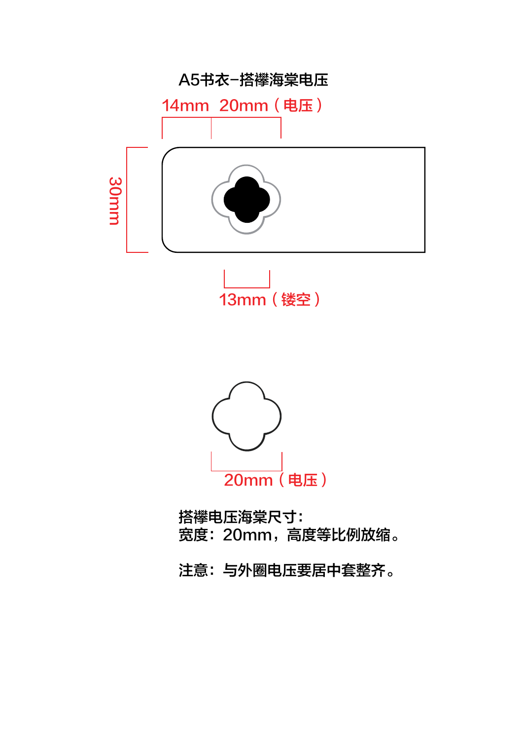 书衣搭带电压结构尺寸
