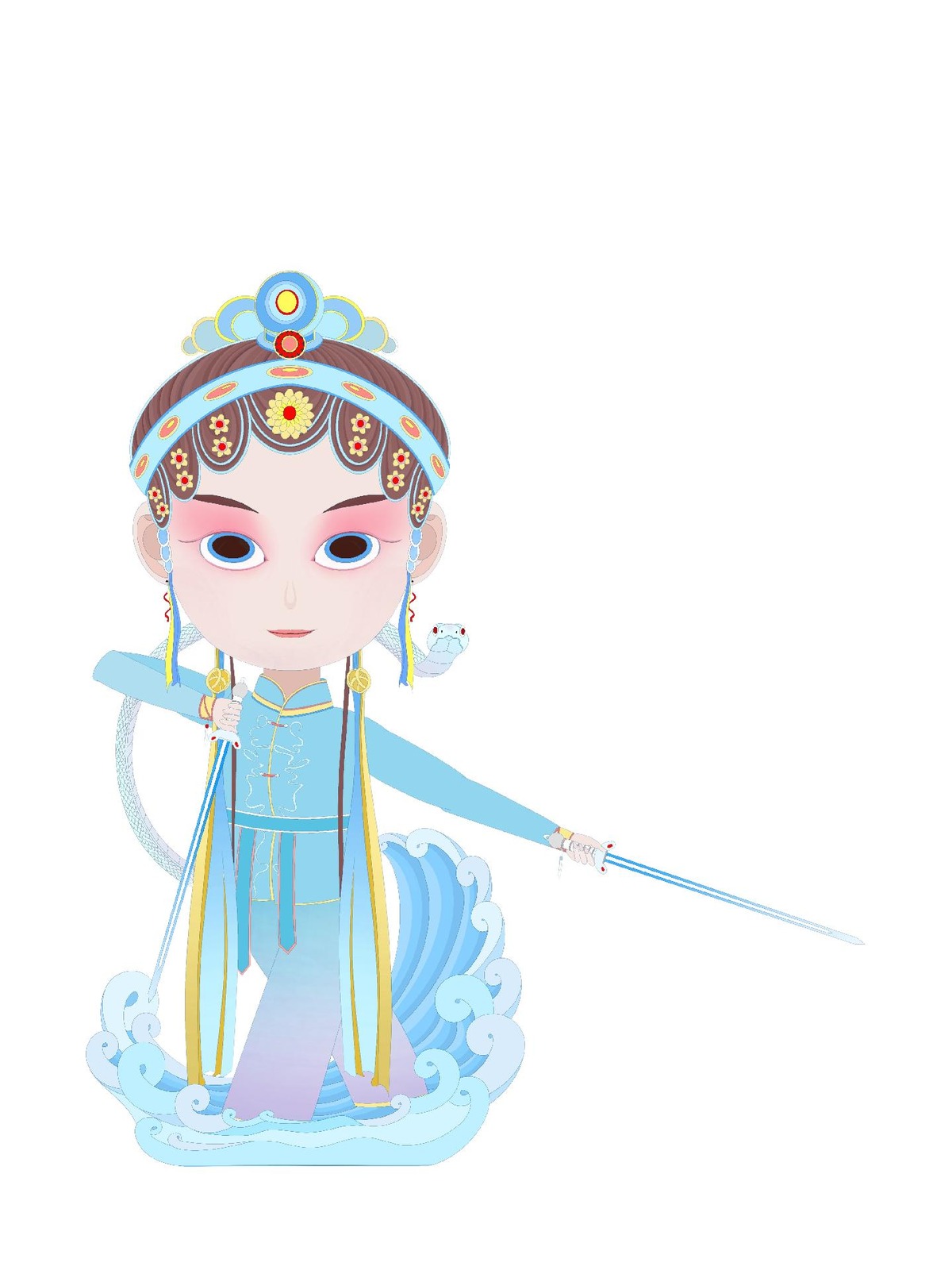 小青角色彩稿